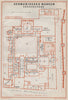 GERMANISCHES NATIONALMUSEUM, NÜRNBERG Nuremberg. Ground floor plan 1910 map