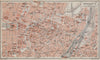 MÜNCHEN MUNICH town city innere stadtplan. Munchen Öffentliche Gebäude 1910 map