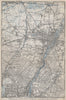 MÜNCHEN MUNICH environs/umgebung. Pasing Dachau. Forstenrieder Baier 1910 map