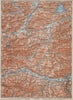 Garmisch-Partenkirchen Mittenwald Innsbruck Inntal Wetterstern Isartal  1910 map