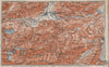 GARMISCH-PARTENKIRCHEN environs. Mittenwald. Deutschland/Österreich 1910 map