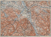 SALZBURG environs. Berchtesgaden Faistenau Seekirchen Reichenhall 1910 old map