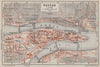 PASSAU town city plan stadtplan. Inn Donau/Danube. Germany Deutschland 1910 map