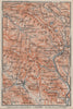 BAVARIAN/BOHEMIAN FOREST Bayrischer/Böhmerwald. Bodenmais Zelezna Ruda 1910 map