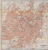 STUTTGART antique town city stadtplan. Baden-Württemberg karte 1914 old map