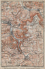 REUTLINGEN Metzingen Pfullingen. Schwäbische Alb. Swabian Jura karte 1914 map