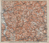 SPESSART topo-map. Aschaffenburg Lohr am Main Zertheim Geiersberg 1914 old
