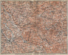 FICHTELGEBIRGE. Fichtel Mountains. Bayreuth Münchberg Wunsiedel Selb 1914 map