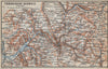 FRANCONIAN SWITZERLAND. FRÄNKISCHE SCHWEIZ topo-map. Deutschland karte 1914