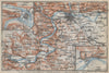 REGENSBURG & environs/umgebung. Kelheim Donaustauf. Ratisbon. Bavaria 1914 map
