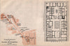 POMPEII. Strada dei Sepolcri. Pompeian house. Casa di Pansa floor plan 1896 map