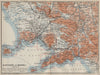 Golfo di/DINTORNI DI NAPOLI. Bay of Naples & environs. Campania mappa 1912
