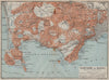 Contorni di NAPOLI. NAPLES western environs. Golfo di Pozzuoli. Italy 1912 map
