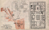 POMPEII. Strada dei Sepolcri. Pompeian house. Casa di Pansa floor plan 1912 map