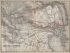SYRACUSE plan/environs. SIRACUSA e contorni. Italy mappa. BAEDEKER 1912