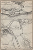 SYRACUSE SIRACUSA. Eurylos fortress & Theatre ground plan. Teatro 1912 old map