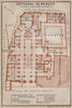 CATHEDRAL/ CATEDRAL DE BURGOS floor plan. Spain España mapa. BAEDEKER 1913