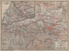 CINTRA/SINTRA environs. Galamares Colares São Pedro de Penaferrim mapa 1913