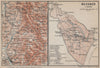 Bussaco Palace Hotel & environs. Serra do Buçaco. Coimbra. Portugal 1913 map