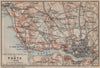 PORTO/OPORTO CIRCUMVISINHANÇAS environs Rio Douro Matosinhos. Portugal 1913 map