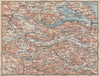 SCHAFFHAUSEN to CONSTANCE. Konstanz Frauenfeld Zeller See Unter See 1889 map
