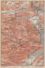 PILATUS. Luzern Lucerne Kriens Alpnach Hergiswil. Topo-map. Schweiz 1889