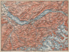 BERNESE OBERLAND. Wengen Mürren Grundelwald Reutigen Interlaken Eiger 1889 map