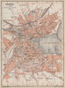 GENEVA GENÈVE GENF. town city stadtplan. Switzerland Suisse Schweiz 1889 map