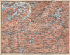 UPPER VALAIS. Grächen Aletschhorn Ofenhorn Brieg Niederwald Ried Rhone 1889 map