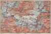 ZERMATT ENVIRONS. Breuil-Cervinia Matterhorn Tournanche Monte Rosa 1889 map