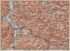 BAD RAGAZ PRÄTIGAU MONTAFON ENVIRONS. Wangs Rätikon Bludenz Maienfeld 1889 map