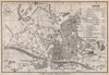 COIRE / CHUR. Chur. town city stadtplan. Switzerland Suisse Schweiz 1889 map