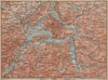 LAKE LUCERNE. Vierwaldstättersee. Luzern Engelberg Sarnen Altorf Stanz 1893 map