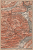 PILATUS. Luzern Lucerne Kriens Alpnach Hergiswil. Topo-map. Schweiz 1893