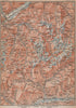 GRAND ST BERNARD AREA. Martigny-Aosta. Verbier Liddes Valais Topo-map 1893