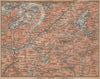 UPPER VALAIS. Grächen Aletschhorn Ofenhorn Brieg Niederwald Ried Rhone 1893 map