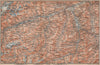 VORDER-RHEINTHAL. Flims Laax Chur Obersaxen Tamins Brigels Thusis 1893 old map