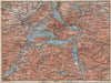 LAKE LUCERNE. Vierwaldstättersee. Luzern Engelberg Sarnen Altorf Stanz 1897 map