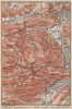 PILATUS. Luzern Lucerne Kriens Alpnach Hergiswil. Topo-map. Schweiz 1897