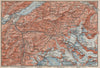 GRINDELWALD environs. Wengen Mürren Jungfrau Wetterhorn Interlaken 1897 map