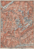 GRAND ST BERNARD AREA. Martigny-Aosta. Verbier Liddes Valais Topo-map 1897