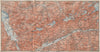 RHONE VALLEY. Gryon Villars Leysin Diablerets Crans-Montana Gstaad 1897 map