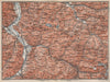BAD RAGAZ PRÄTIGAU MONTAFON ENVIRONS. Wangs Rätikon Bludenz Maienfeld 1897 map