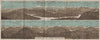 MONTE GENEROSO PANORAMA. Lugano Como Maggiore Rosa Mischabel Disgrazia 1897 map
