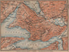 THE RIGI. Vitznau Lowerz Immensee Arth Gersau Bekenried. Topo-map 1899 old