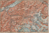 GRINDELWALD environs. Wengen Mürren Jungfrau Wetterhorn Interlaken 1899 map
