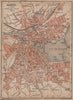 GENEVA GENÈVE GENF. town city stadtplan. Switzerland Suisse Schweiz 1899 map