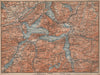 LAKE LUCERNE. Vierwaldstättersee. Luzern Engelberg Sarnen Altorf Stanz 1901 map