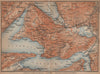 THE RIGI. Vitznau Lowerz Immensee Arth Gersau Bekenried. Topo-map 1901 old