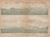 PANORAMA vom/from BERN/Berne. Blumisalp Eiger Jungfrau Gletscherhorn 1901 map